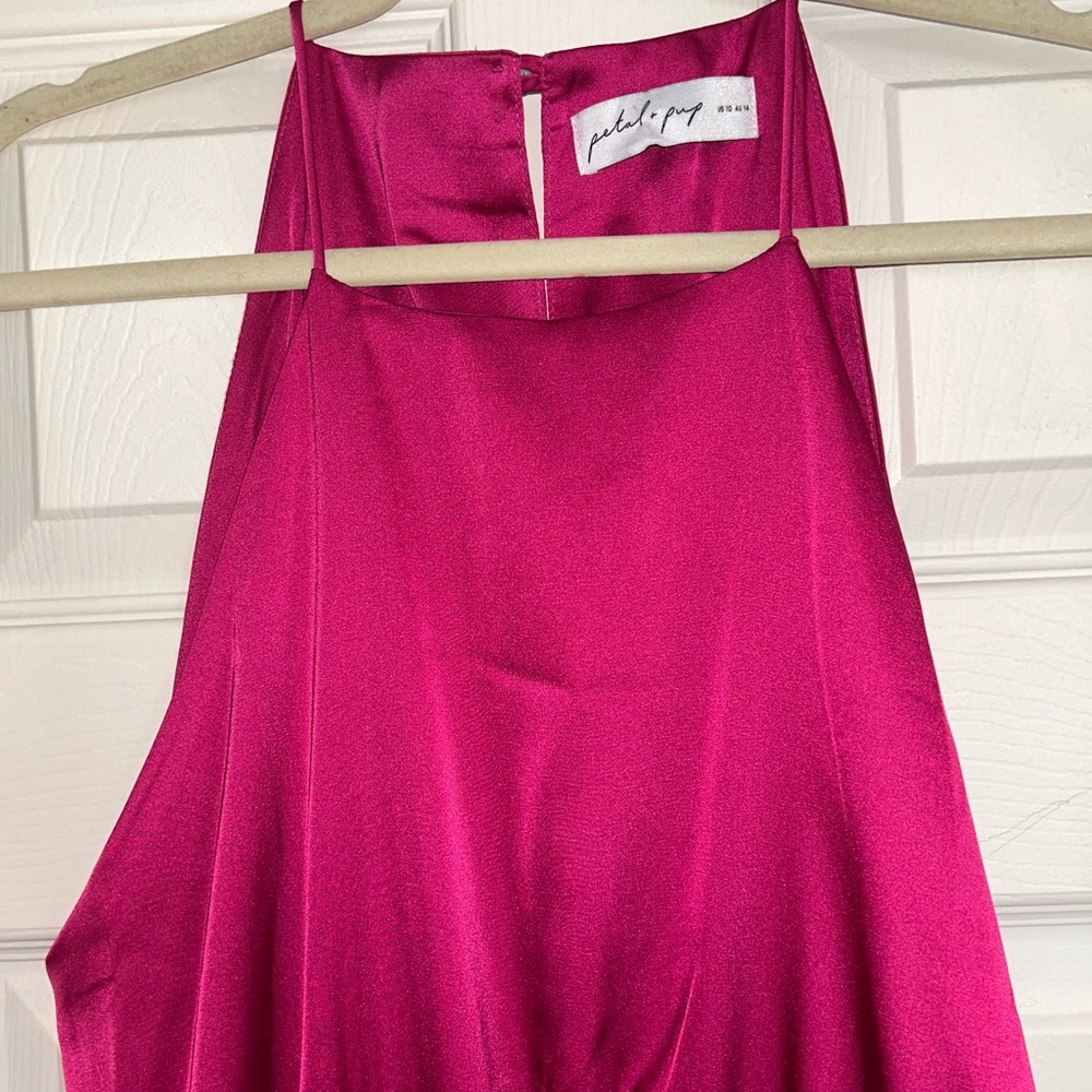 Petal & Pup Seychelle Dress Orchid - High Neck & Tiered Ruffle Skirt - Picture 4 of 5